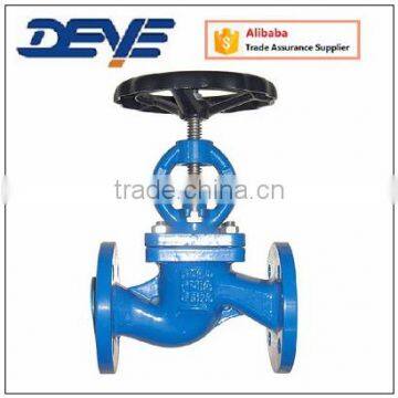 DIN Flanged Ends Globe Valve With Metal Brass Seat Oil Gas Water