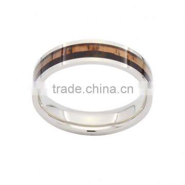 Wood and Titanium Wedding Bands for Men,titanium Band Ring photo-3