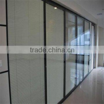 High quality favorable price partition wall frosted glass office partitions