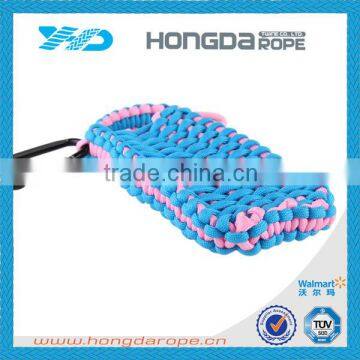 HONGDA Newest braided phone charger bag with fasion designs,survival paracord bracelet