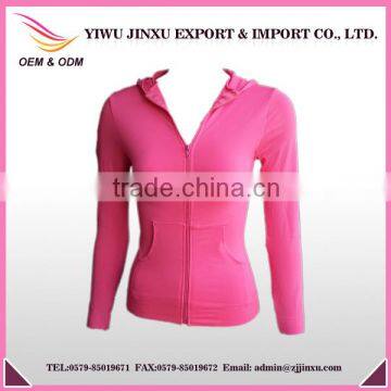 Yiwu New Fashion Wholesale Women Custom Fitness Wear Gym Clothing Ladies Hoodies