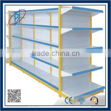 double sides slat backboard supermarket shelf