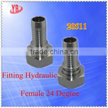 O-RING METRIC FEMALE 24 degree cone hydraulic hose fittings 20511