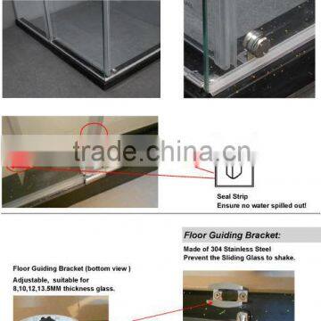 Rectangle Sliding Open Style Aluminium Profiles Cheap Shower Enclosures&Prefab Shower Enclosures (KT8115) photo-4