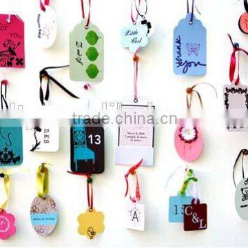 recycled paper custom printed string tags (M-HT112)