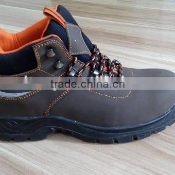 High-grade suede leather material safety shoes china manufacturer, WT-2010