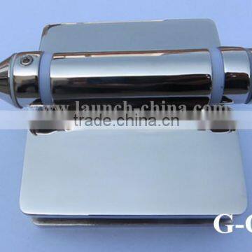 Spring Loaded Glass Hinge for Round Post photo-5