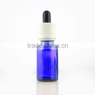 essential oil 15 ml glass dropper bottle blue