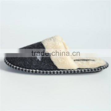 Comfortable Man Felt Slipper With Logo photo-4