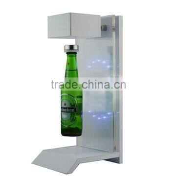 Custom Led Lights Magnetic Floating Levitating Beer Bottle Display Stand photo-6