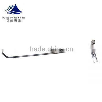 Display metal peg hook