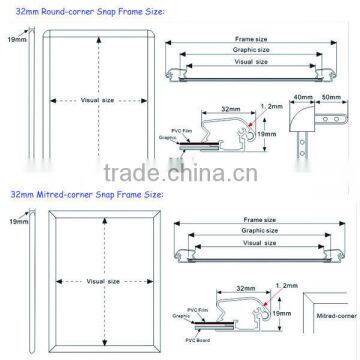 A4 Poster Frame Aluminum Photo Frame&foamed Pvc Panel Manufacturer photo-2