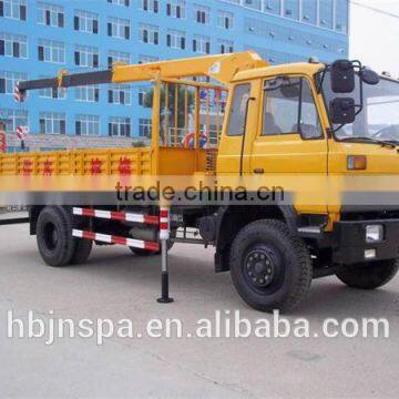 good aftermarket Dongfeng truck mounted crane 5 TON