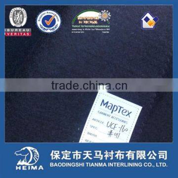 100% polyester using in coats under collar felt fabric UCF 160