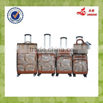 hot selling four wheels travelling bag set