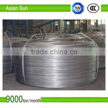 EC Grade Bare 1350 Type,ISO Certificate 12mm Aluminum Wire Rod for Cable Purpose