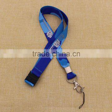 Wholesale custom logo polyester heated transfer lanyard