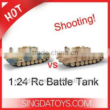 New Model M1A2 1519 Infrared Controlled RC Fighting Battle Tank