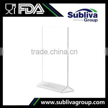 A4 Acrylic Sign Holder, Flip A4 Size Plastic Bar Menu Holder Fancy                        
                                                Quality Choice