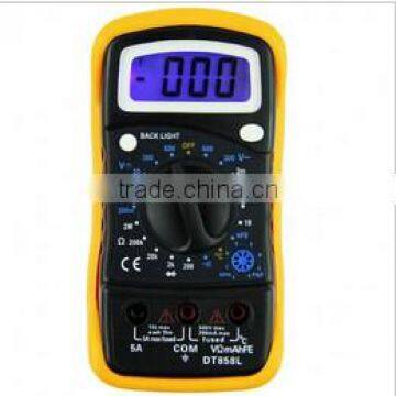 Popular digital multimeter best pocket multimeter DT858LSmall Multimeter with backlight