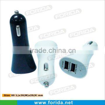 5V 3.1A double usb car charger