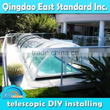 custom made retractable pool enclosures kits