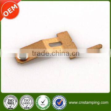 Copper stamping finger terminal pin spring contact