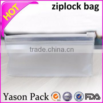 Yason clear plastic zipper bag zip plastic pouch plastic pe zip seal bags