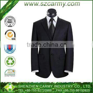 2014 formal long sleeve tailored collar wool&polyester single breasted business men tuxedo and suit