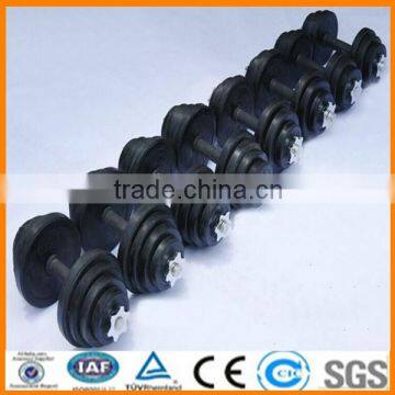 rubber dumbbell /barbell set