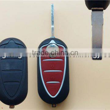 Replacement Keyless key for car alfa romeo for Folding Flip Remote Key Shell Romeo Mito Giulietta 159 GTA