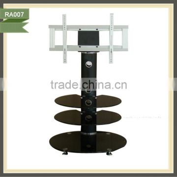 stainless steel tube ultra thin with metal stands tv stand