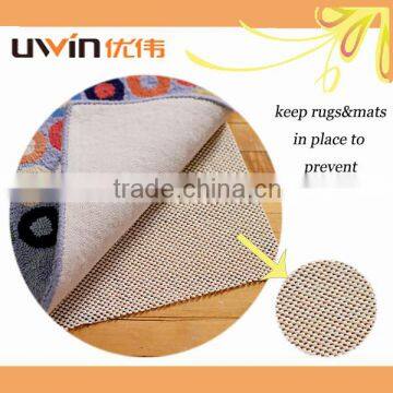 soft pvc reusable high quality washable eco wholesale rug pads