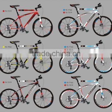 2015 new arrival good painted new model bicycle on sale 27S aluminum alloy 6061 mountain bike