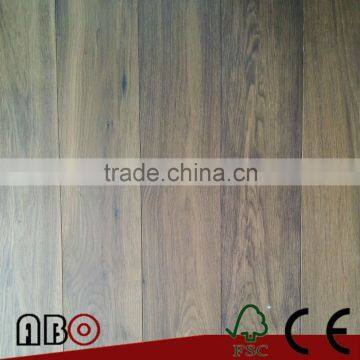 Antique White Oak Wood Parquet Flooring Ammonia Smoked Flooring