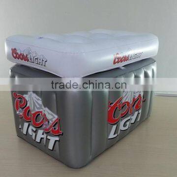 PVC inflatable Coolers water floating can Coolers PVC comply USA and EU Market