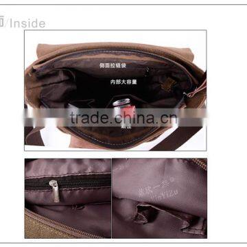 Large Canvas Messenger Bag, Canvas Shoulder Bag Popular Design Color photo-4