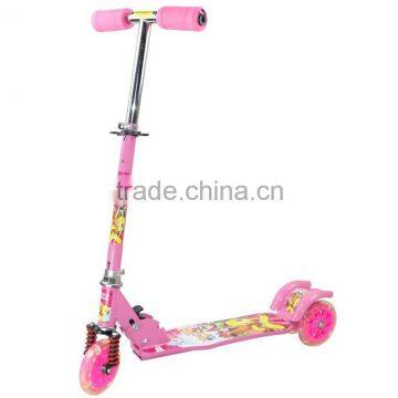 2015 hot sell products fashion model,big wheels kids pedal kick scooter