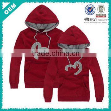 Fleece unisex pullover man and women hoody wholesale