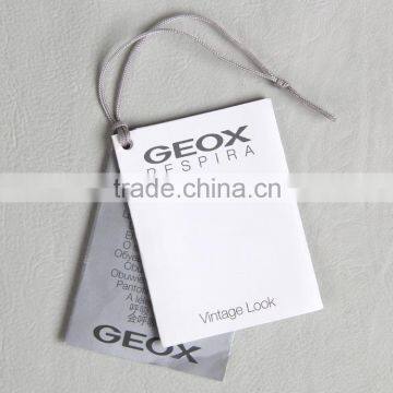 Washing Care Instruction Paper Card Hangtag for Shoes photo-3