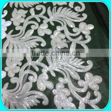 CHAMPAGNE SEQUIN EMBROIDERY TABLE OVERLAY photo-4