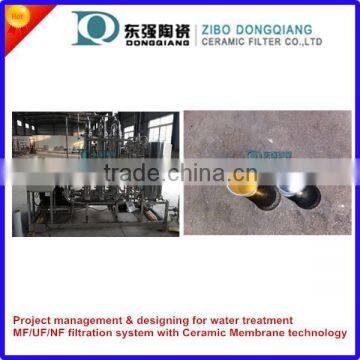 ultrafiltration ceramic membrane filter plant for recovery of Titanium powder
