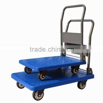 Low price! Plastic hand trolley PH300P, with TPR WHEEL