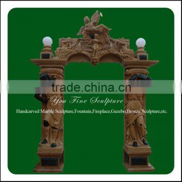 Sculpture Lamp Marble Carving Door Surround