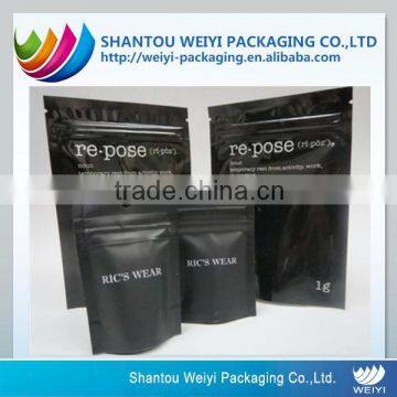 wholesale foil zip lock bag stand up pouch with zipper for coffee bag