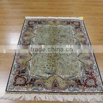 handmade silk carpet made in china