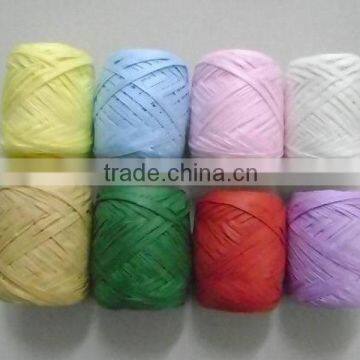 HOT SALE 10M 38mm Paper Raffia Ribbon Egg, Raphia Paper Cord