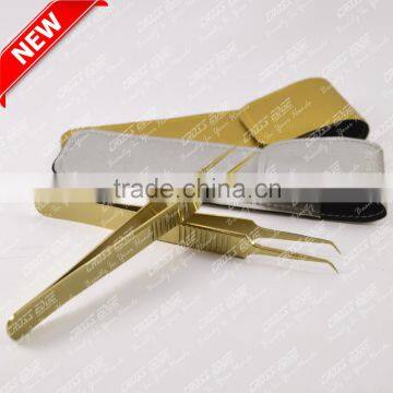 Gold Plated Eyelash Extension Tweezer