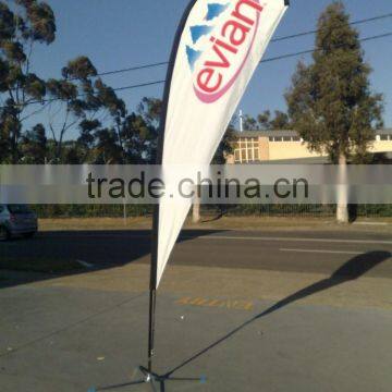 Outdoor Kitting Polyester Advertising Sandbeach Flag