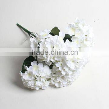 Individual silk flowers artificial flower white hydrangea